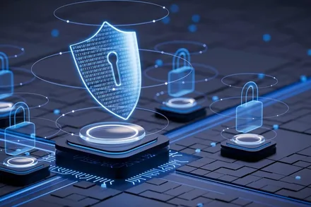 Abstract representation of layered network security